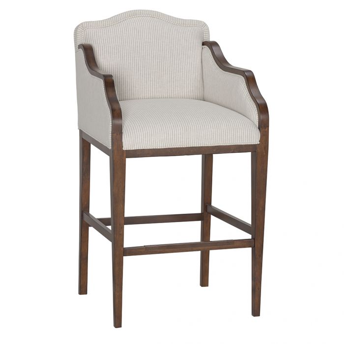Fairfield Furniture 4605-06 BD Collection For Fairfield Anderson Arm Bar Stool