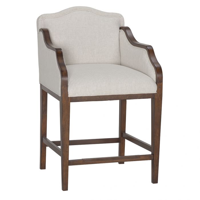 Fairfield Furniture 4605-C6-P BD Collection For Fairfield Anderson Arm Counter Stool