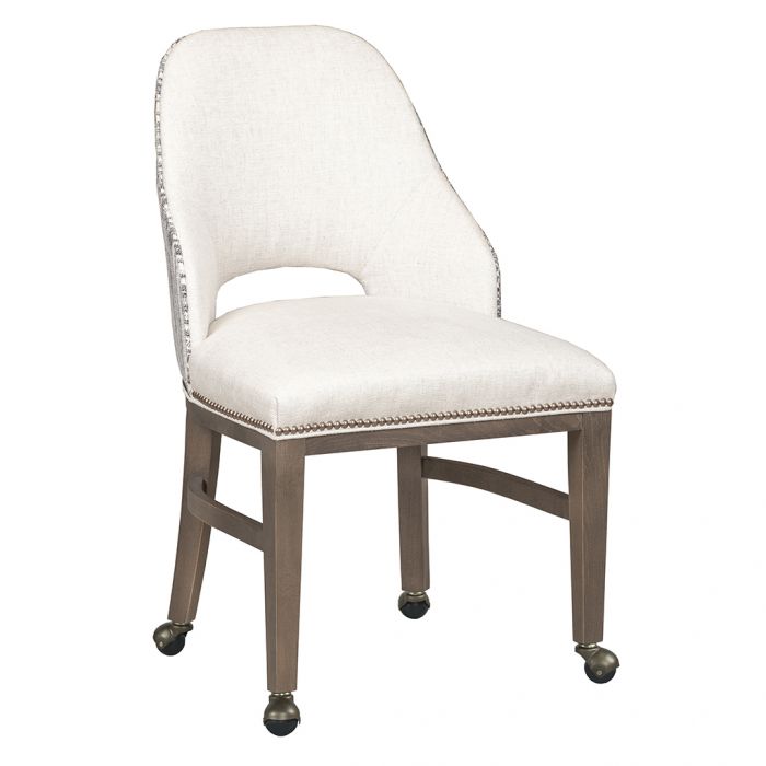 Fairfield Furniture 5026-S4 Darien Side Chair with four casters