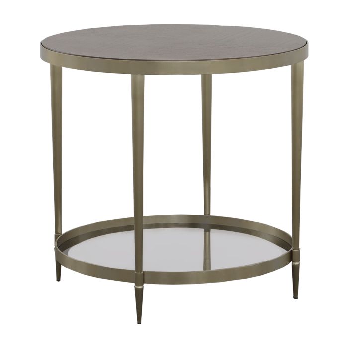 Fairfield Furniture 6308-ET Libby Langdon Marlowe Tiered Round End Table