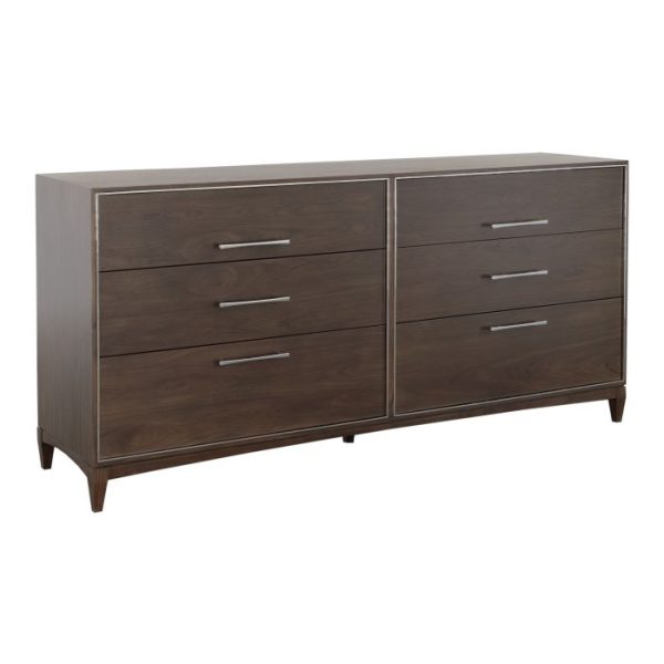 Fairfield 6322-17 Libby Langdon Farley Six Drawer Chest - Hickory