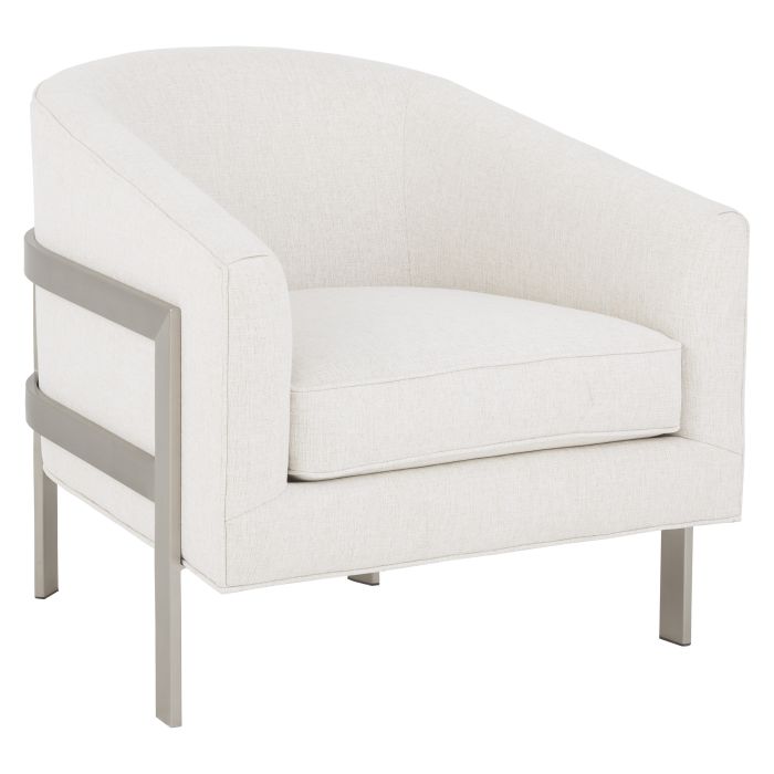 Fairfield Furniture 7004-01-2 Zsa Zsa Lounge Chair, Nickel Finish