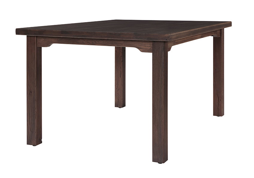 Artisan and Post 753-300 Dovetail 60 Inch Friendship Dining Table Aged Grey Finish