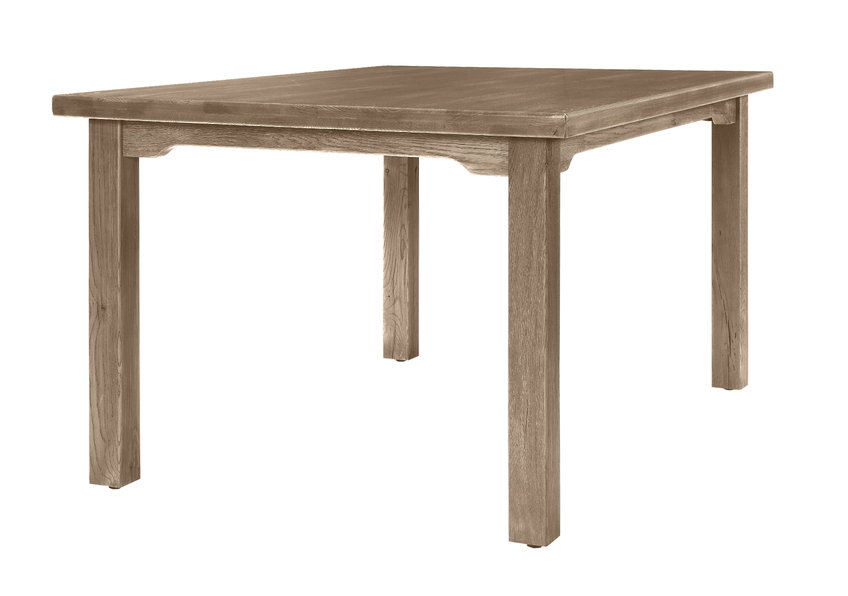Artisan and Post 755-300 Dovetail 60 Inch Friendship Dining Table Bleached White Finish