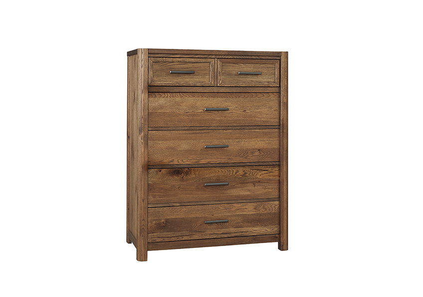 Vaughan Bassett 790-115 Crafted Oak 5 Drawer Chest Natural Finish