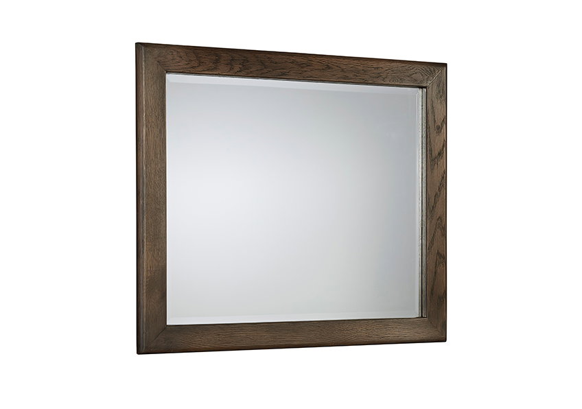 Vaughan Bassett 793-447 Crafted Oak Landscape Mirror Aged Gray Finish
