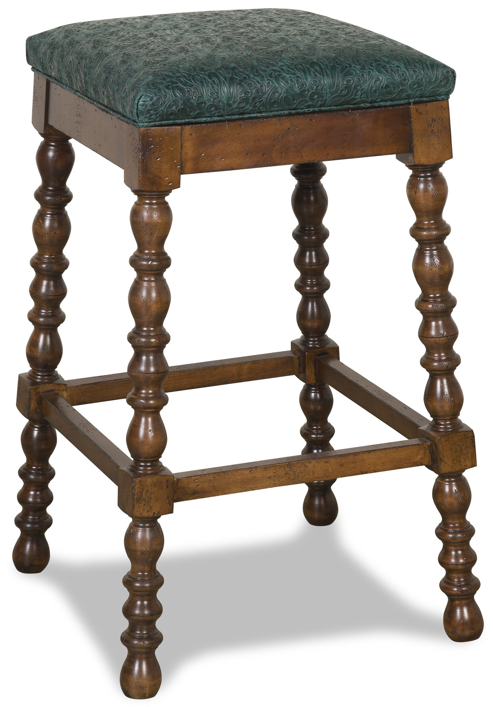 McKinley Leather 8019 Duval Bar Stool Hemingway Key West