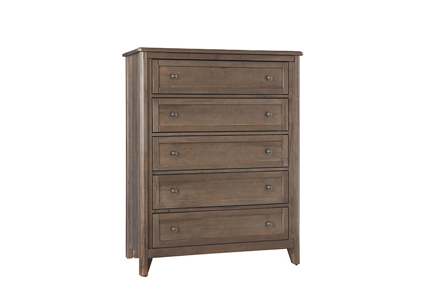 Vaughan Bassett 820-115 Woodbridge 5 Drawer Chest Dark Cashmere Finish