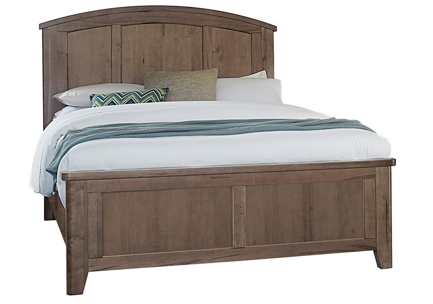 Vaughan Bassett 820-557-755-922 Woodbridge Queen Arch Bed Dark Cashmere Finish