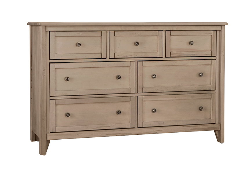 Vaughan Bassett 821 003 Woodbridge 7 Drawer Dresser Shadow Grey Finish