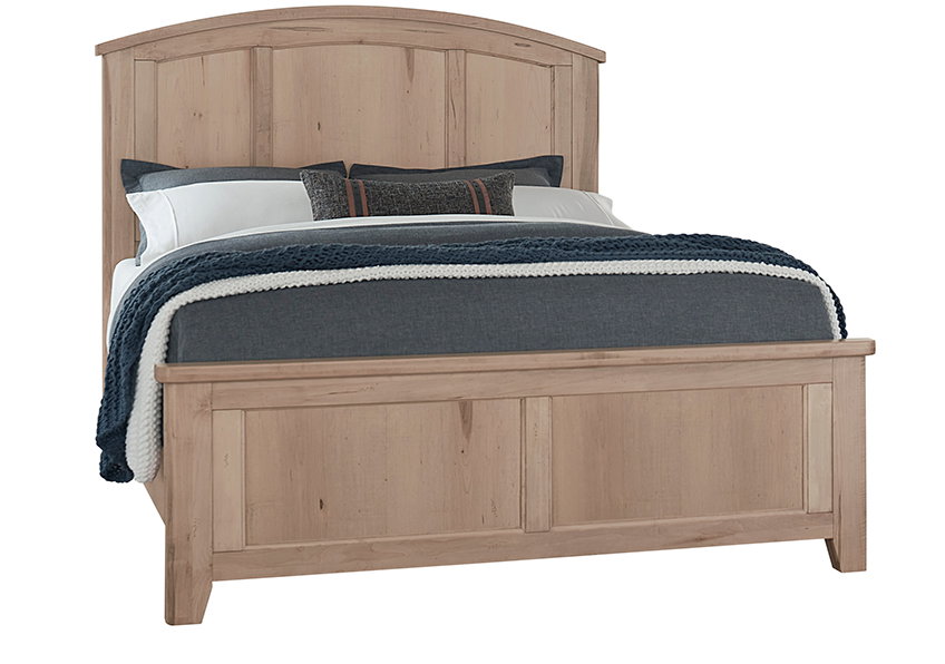Vaughan Bassett 822-667-766-922-MS1 Woodbridge King Arch Bed Clear Maple Finish