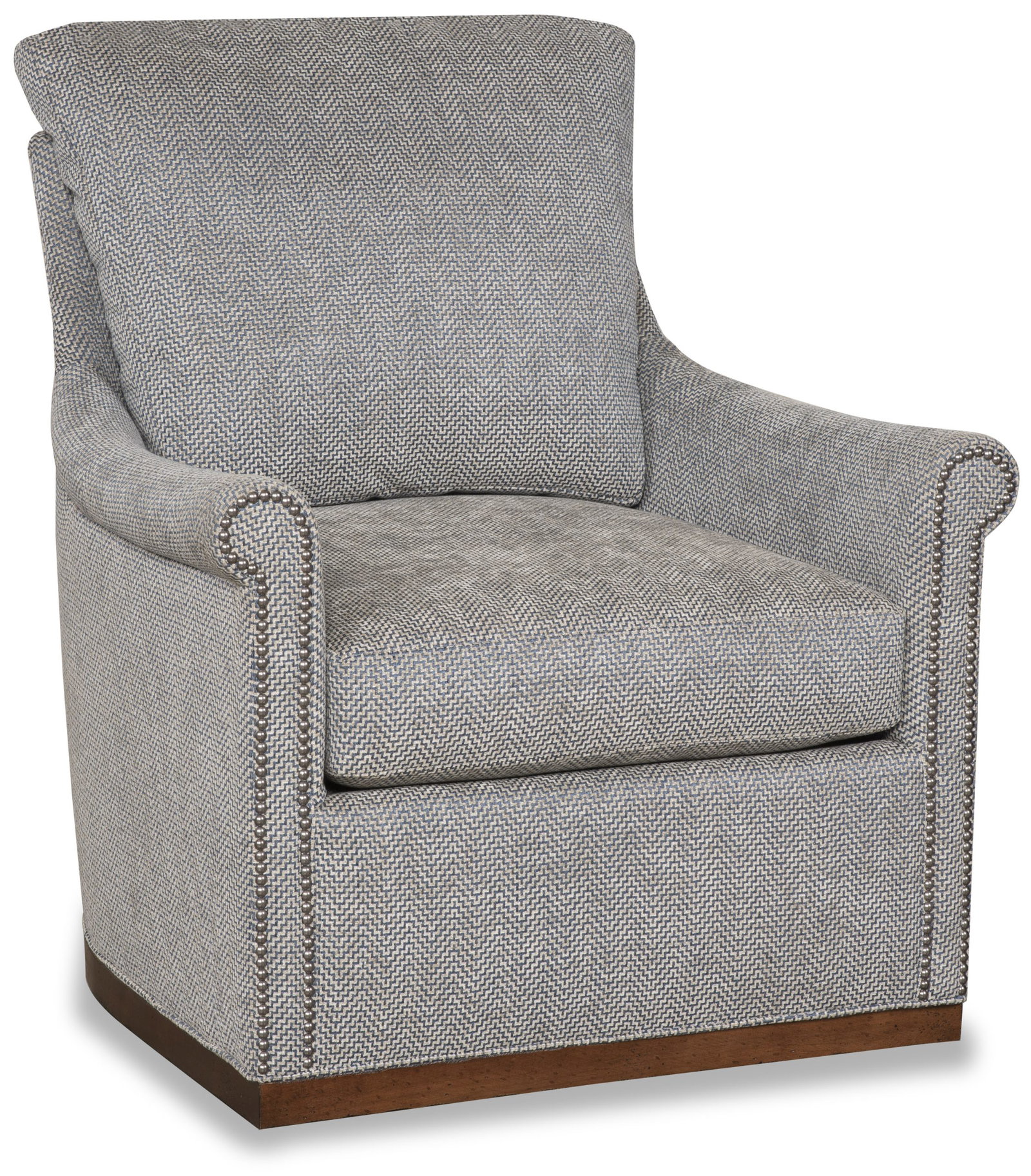 McKinley Leather 8245-S Marie Swivel Chair Hemingway Key West