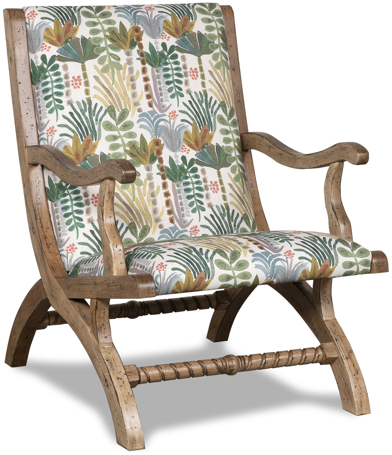 McKinley Leather 8262 Old Town Reading Chair Hemingway Key West