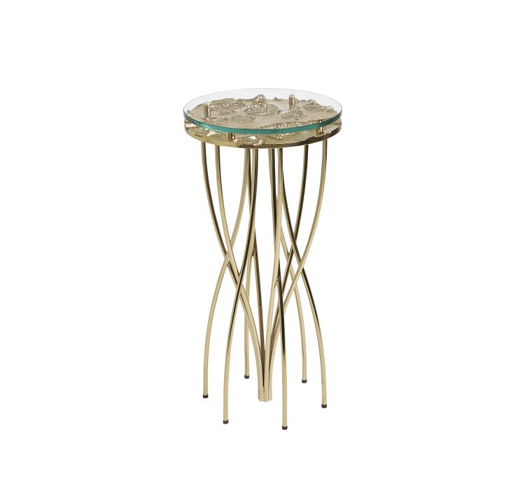 Maitland Smith 8397-32 Coastal Side Table Maitland Smith 8397-32 Coastal Side Table