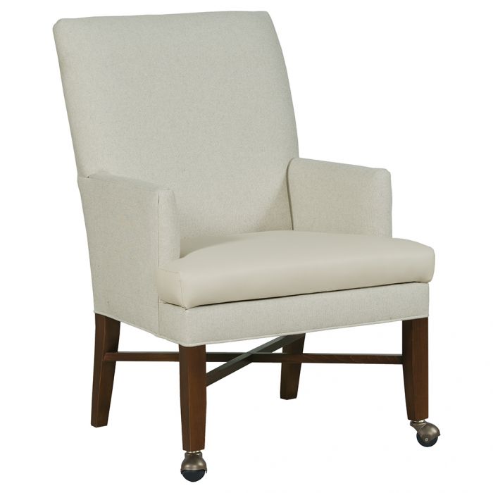 Fairfield Furniture L-8764-E2 Perkins EasyClean Occasional Chair with Front Casters