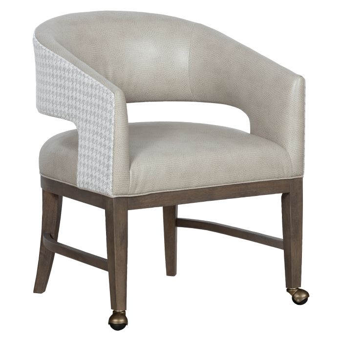 Fairfield Furniture 8864-A2 Cleo Grande Arm Chair with two front casters