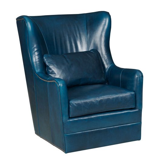 Kincaid Furniture UPH-073-02L Asher Swivel Chair Leather