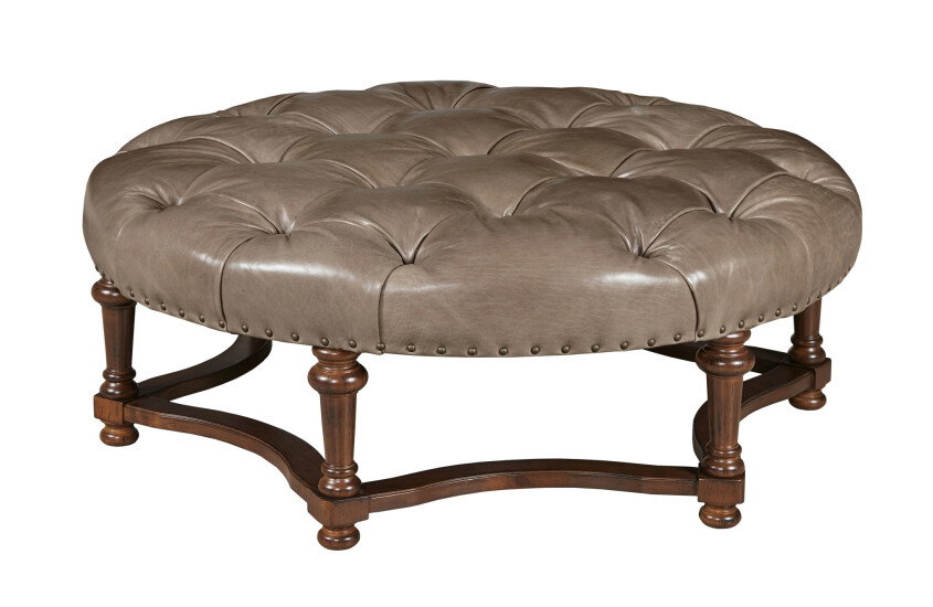Kincaid Furniture UPH-144-03L Fullertton Ottoman Leather