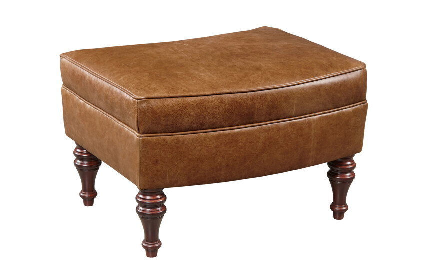Kincaid Furniture UPH-670-80L Wellsley Ottoman Leather
