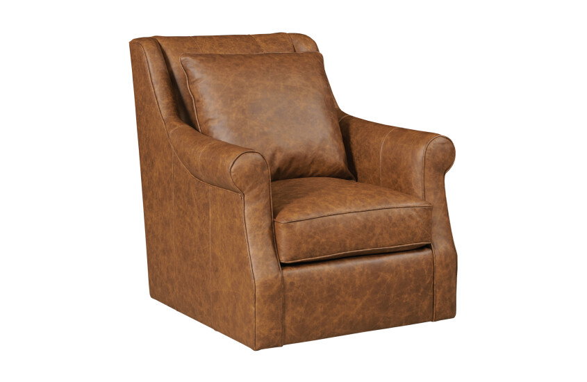 Kincaid Furniture UPH-013-02L Tate Swivel Glider Leather