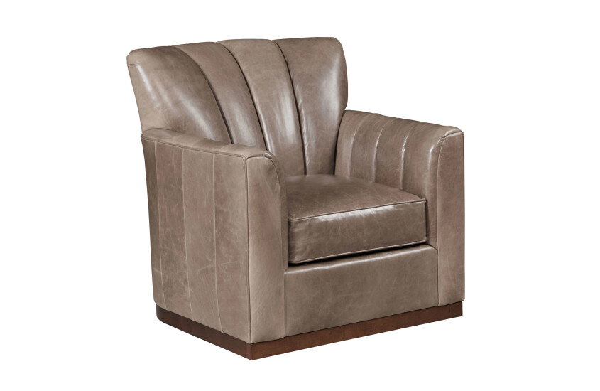 Kincaid Furniture UPH-069-02L Brynn Swivel Chair Leather
