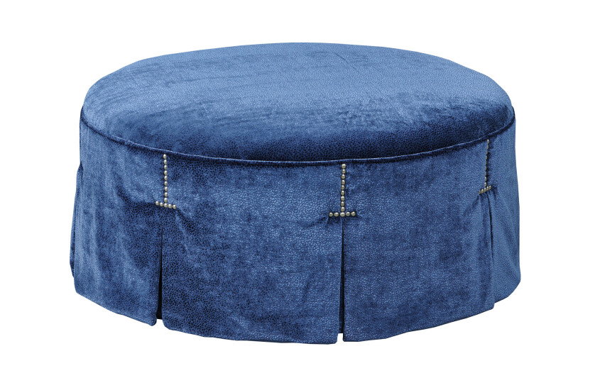 Kincaid Furniture UPH-153-03 Landon Round Cocktail Ottoman