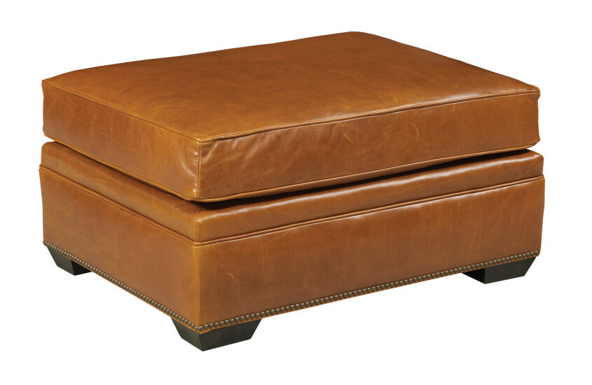 Kincaid Furniture UPH-304-80L Kingston Ottoman Leather