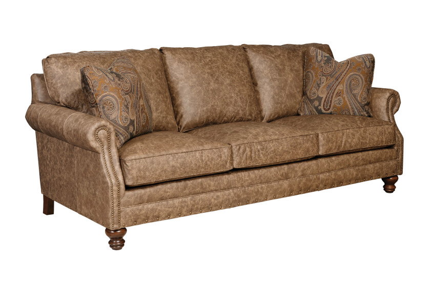 Kincaid Furniture UPH-636-86L Bayhill Sofa Leather