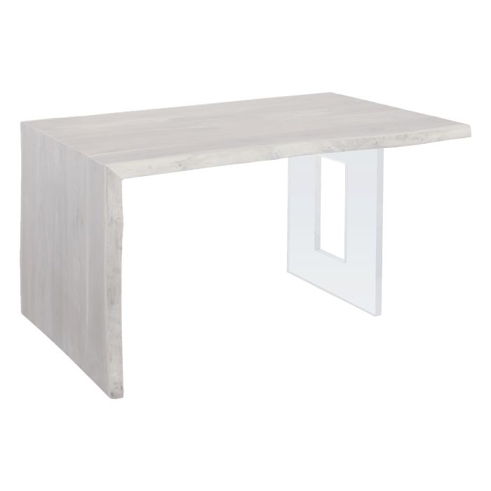 Fairfield Furniture BE54-WD Blonde Crotch Cut Walnut 54″ Waterfall Desk