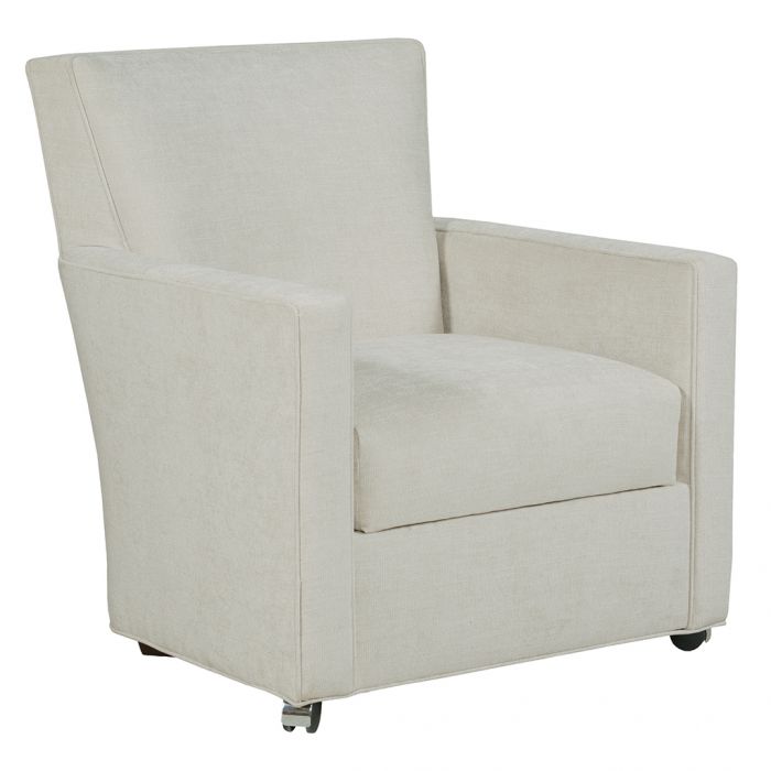Fairfield Furniture C-7433-E2 Craven EasyClean Lounge Chair with Front Casters