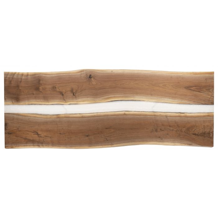 Fairfield Furniture CW09-DT-A Crotch Cut Walnut 109″ Rectangular River Table Top