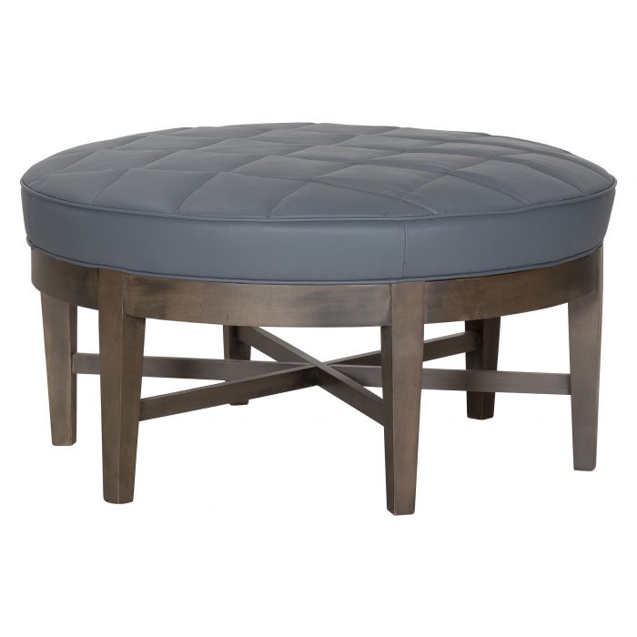 Fairfield Furniture RQSF-36 Box Quilted Round Ottoman