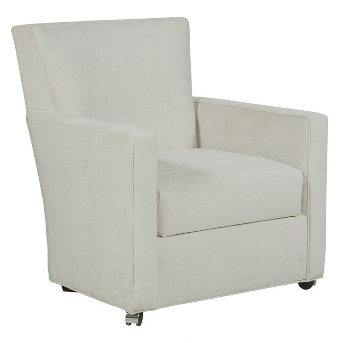 Fairfield Furniture S-7433-E2 Craven EasyClean Lounge Chair with Front Casters