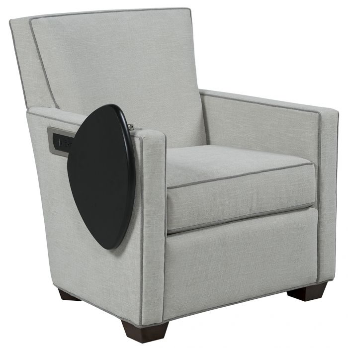 Fairfield Furniture S-7433-U1 Craven Lounge Chair with Left Side Facing Tablet and Charging Station