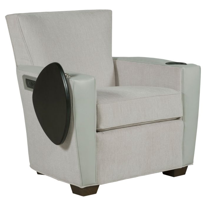 Fairfield Furniture S-7453-U1 Payton Lounge Chair with Tablet, Charging Station, Cupholder