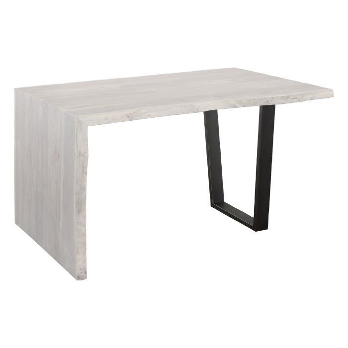 Fairfield Furniture T-BE54-WD Blonde Crotch Cut Walnut 54″ Waterfall Desk