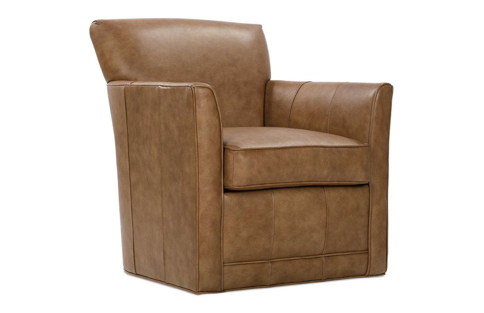 Rowe C181-L-007 Times Square Leather Swivel Glider