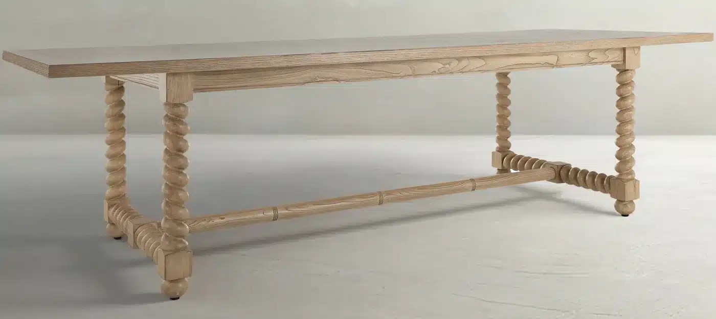 Gabby Home SCH-175435 Ferdinand Dining Table One Hundred Eight Inches