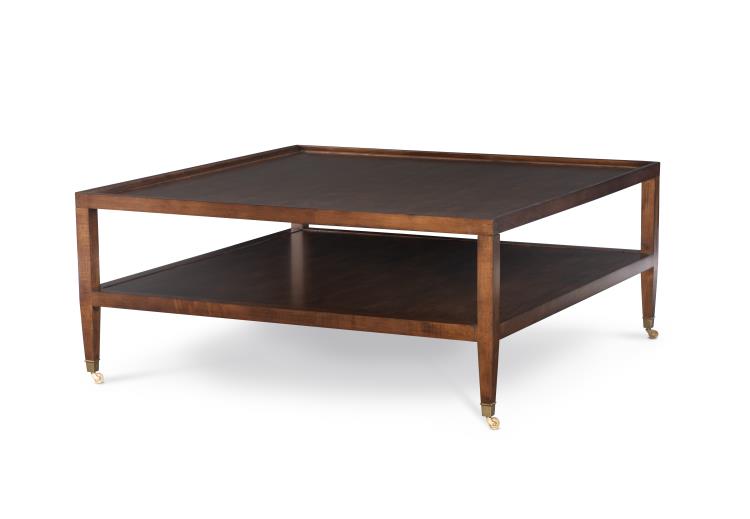 Highland House HH19-876 Curren Square Cocktail Table – Casters