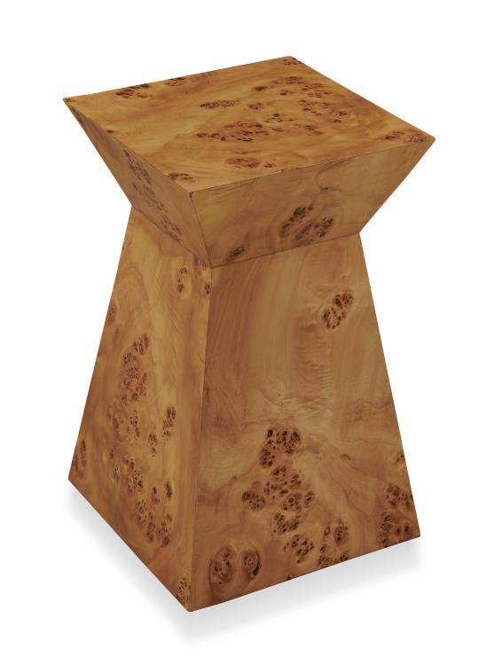 Highland House HH27-104-AS Browning Burl Side Table