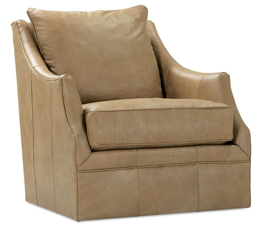 Rowe Furniture KARA-L-007 Kara Leather Swivel Glider