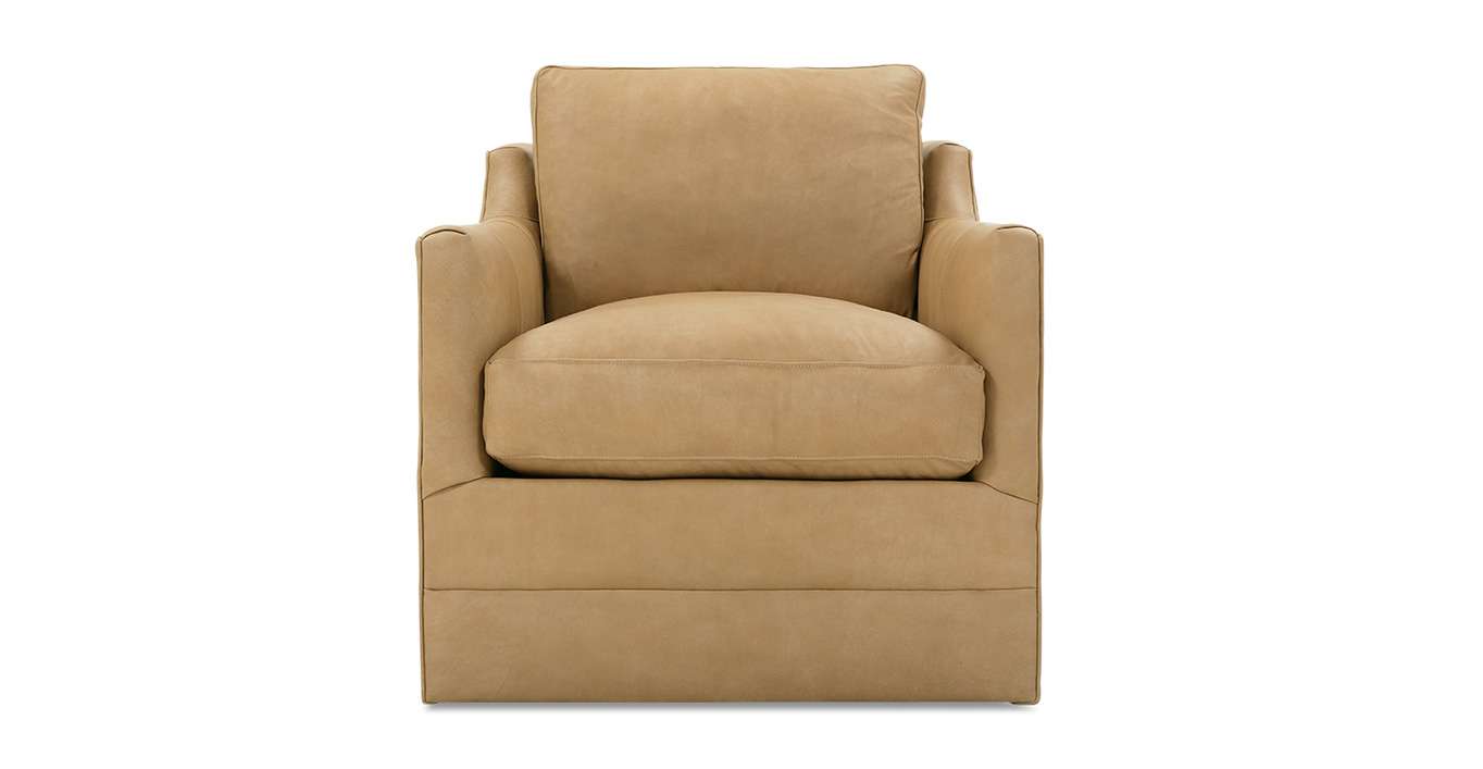 Rowe Furniture MADELINE-L-016 Madeline Leather Swivel Chair Rowe Furniture MADELINE-L-016 Madeline Leather Swivel Chair