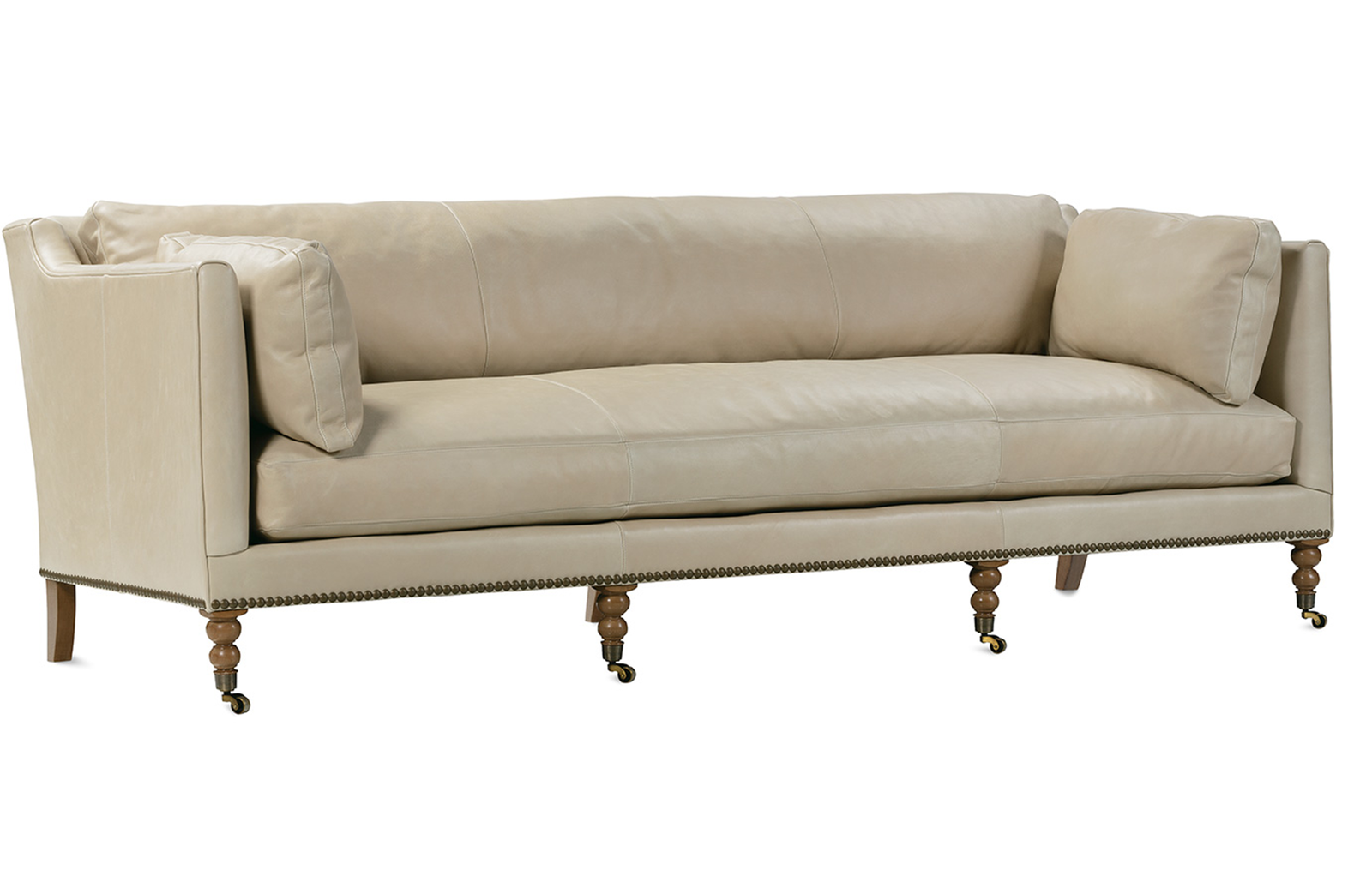 Rowe Furniture MADELINE-L–033 Madeline Sofa: Bespoke Leather Program