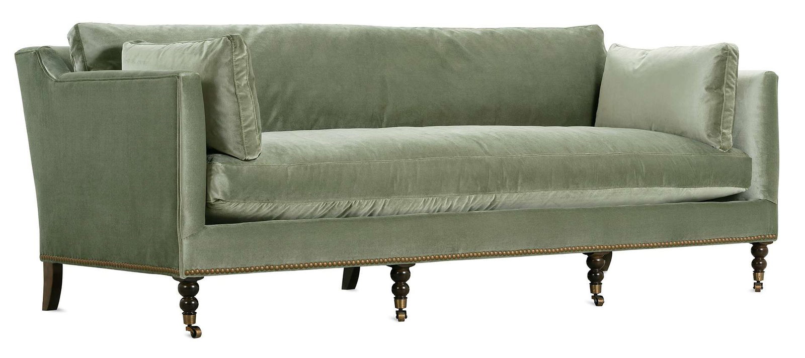 Rowe Furniture MADELINE-033-EDP Madeline 90 Inch Express Bench Cushion Sofa