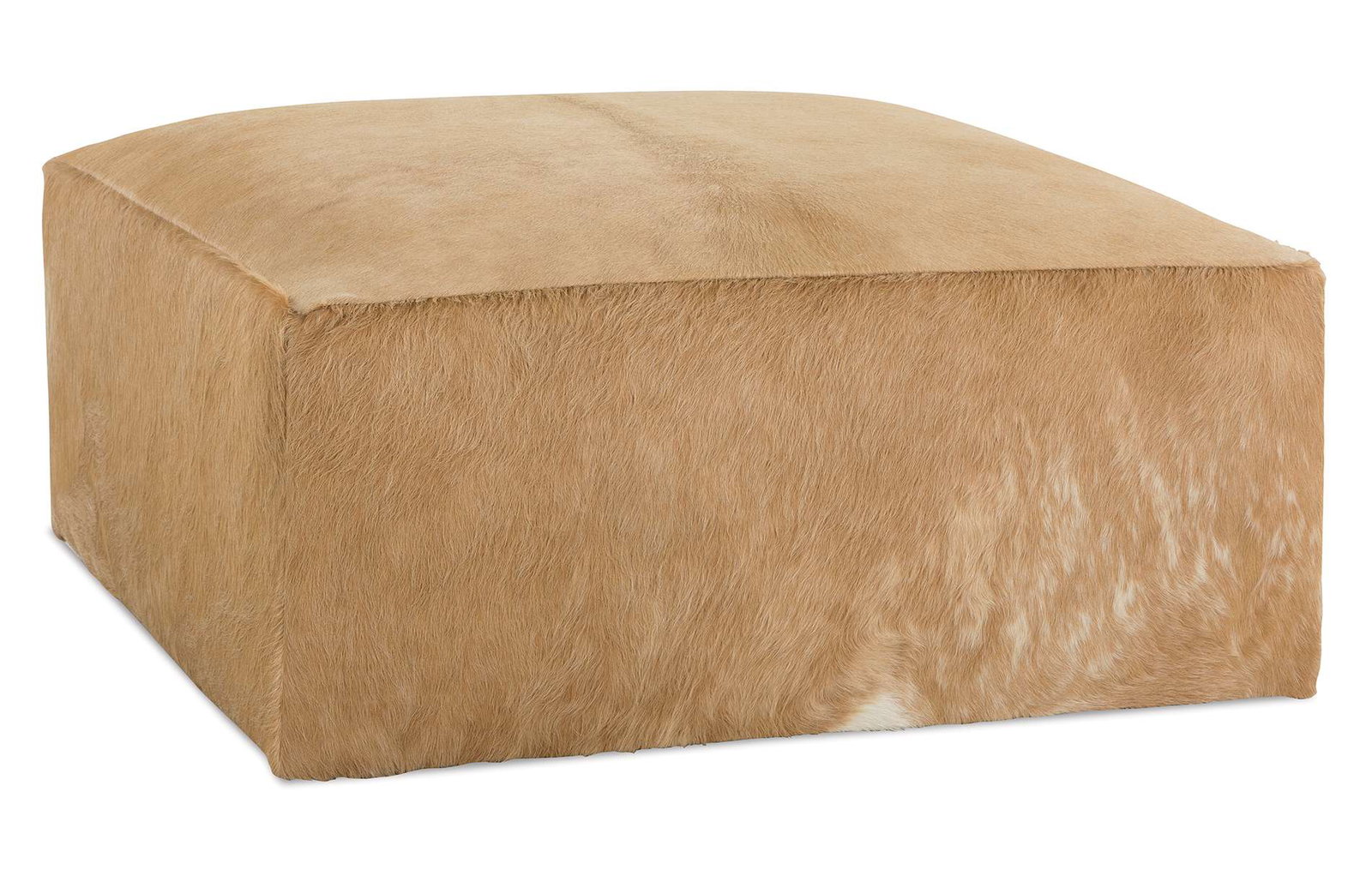 Rowe Furniture MILES-L-005 Miles Hair On Hide Ottoman