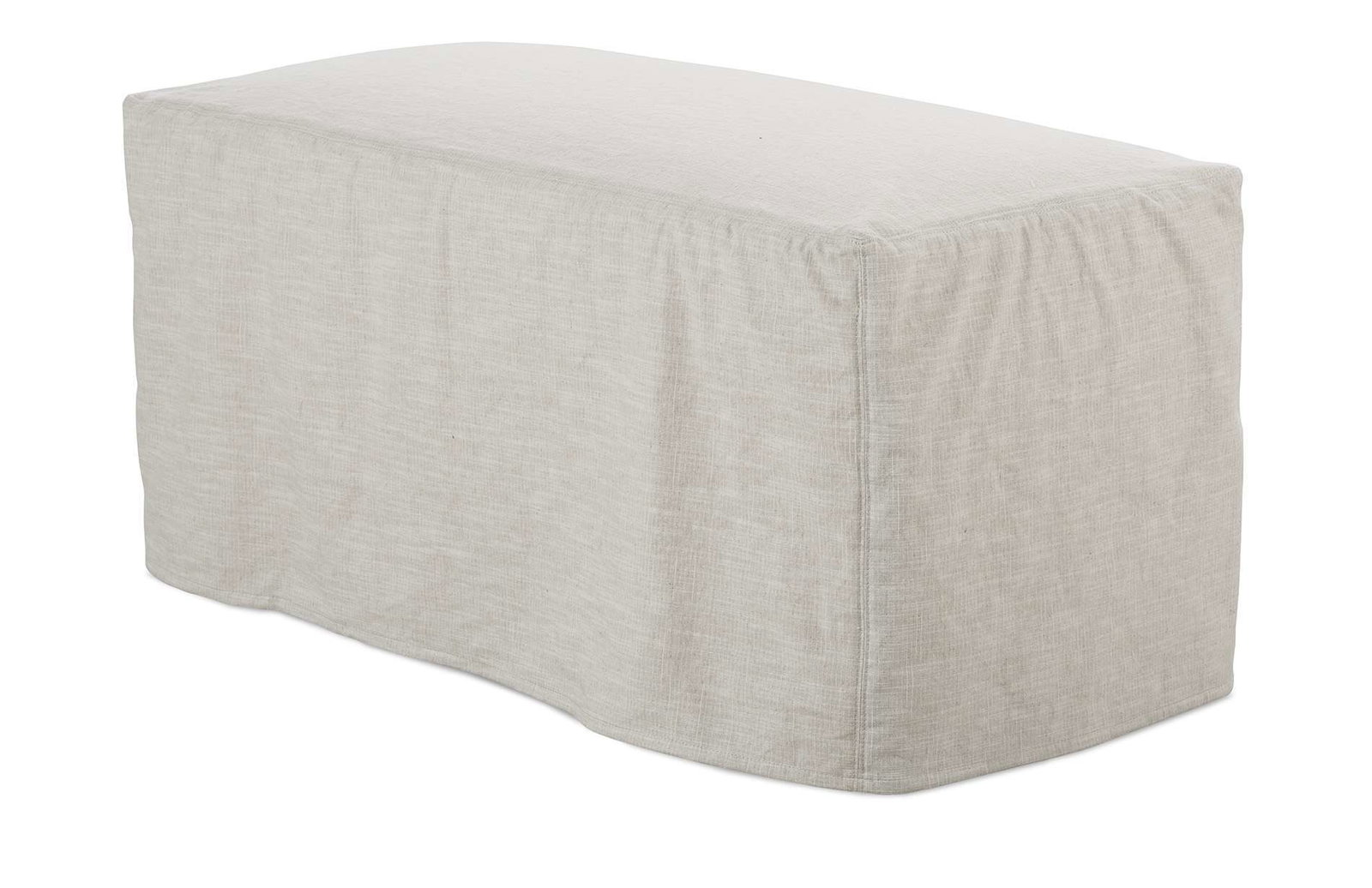 Rowe Furniture OTR-1842-SLIP-D41 Rectangle Plain Slip Ottoman 18 x 42