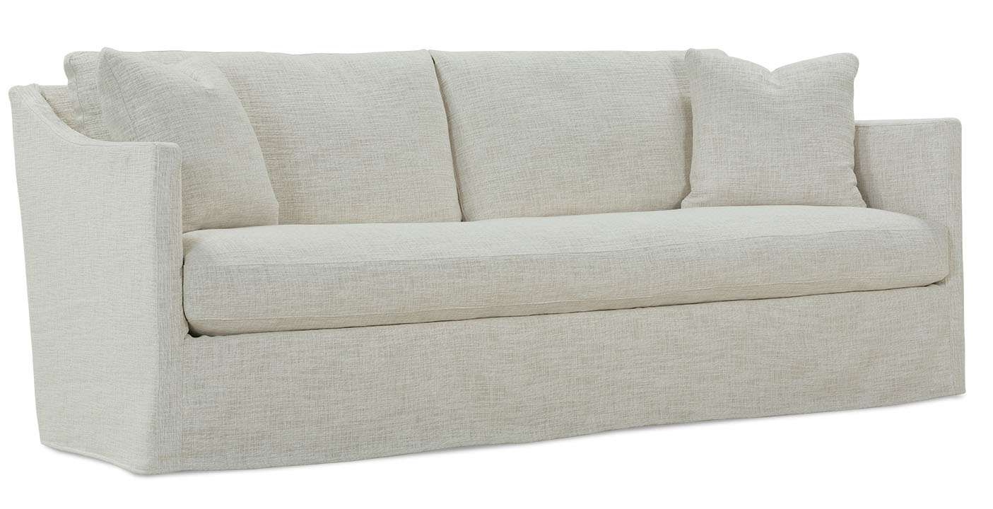Rowe Furniture Q165-SLIP-022 Serena Slipcover Bench Cushion 82 Inch Sofa