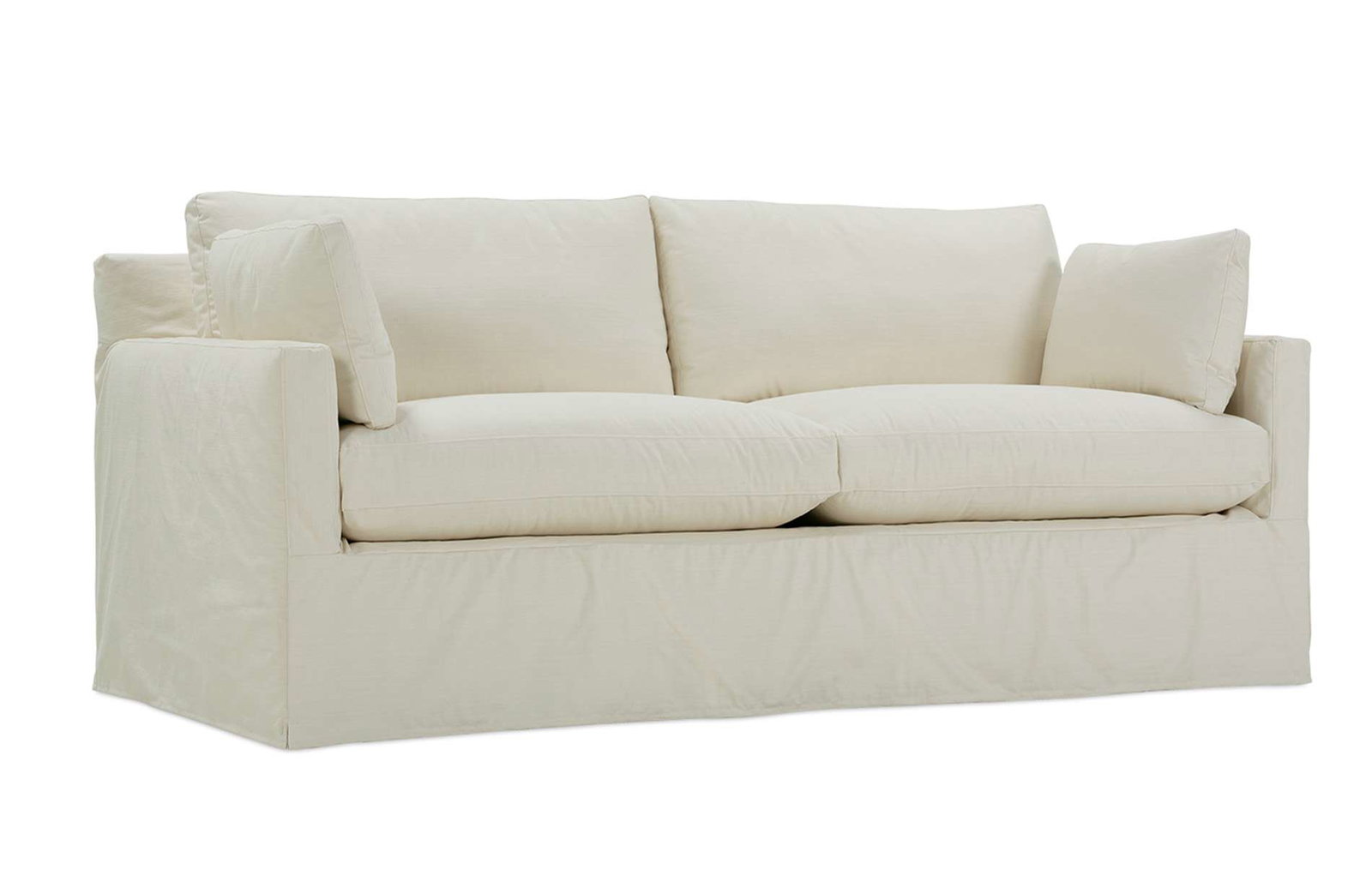 Rowe Furniture SYLVIE-SLIP-001 Sylvie Slipcover 75 Inch Bench 2 Cushion Sofa