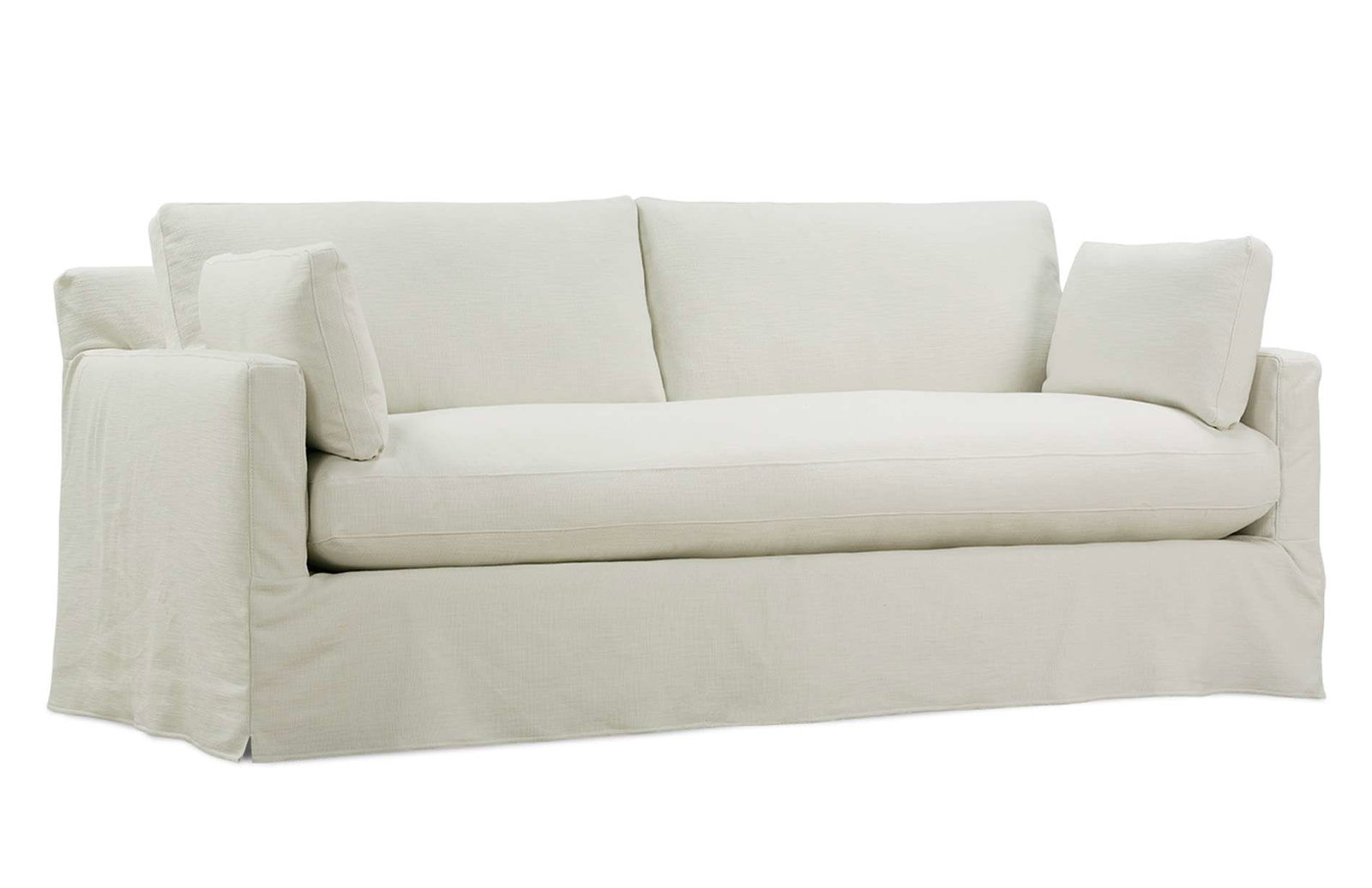 Rowe Furniture SYLVIE-SLIP-201 Sylvie Slipcover 75 Inch Bench Cushion Sofa