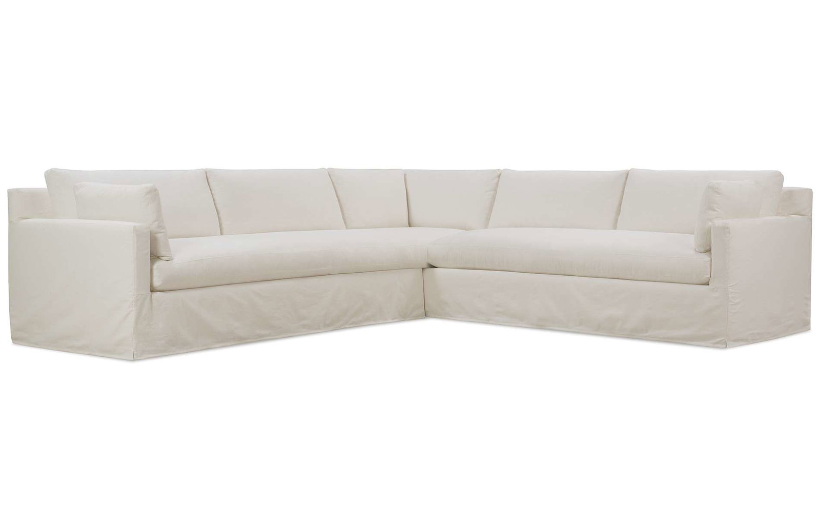Rowe Furniture SYLVIE-SLIP-249-SECT Sylvie Bench Seat Slip Sectional